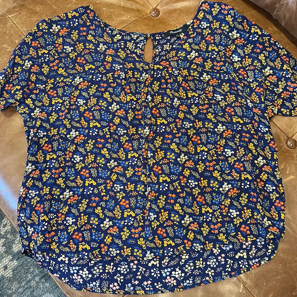 Madewell Floral Top